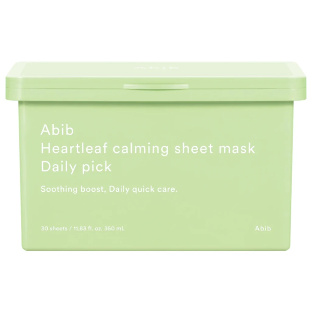 Heartleaf Calming Sheet Mask Daily Pick (30 sheets)