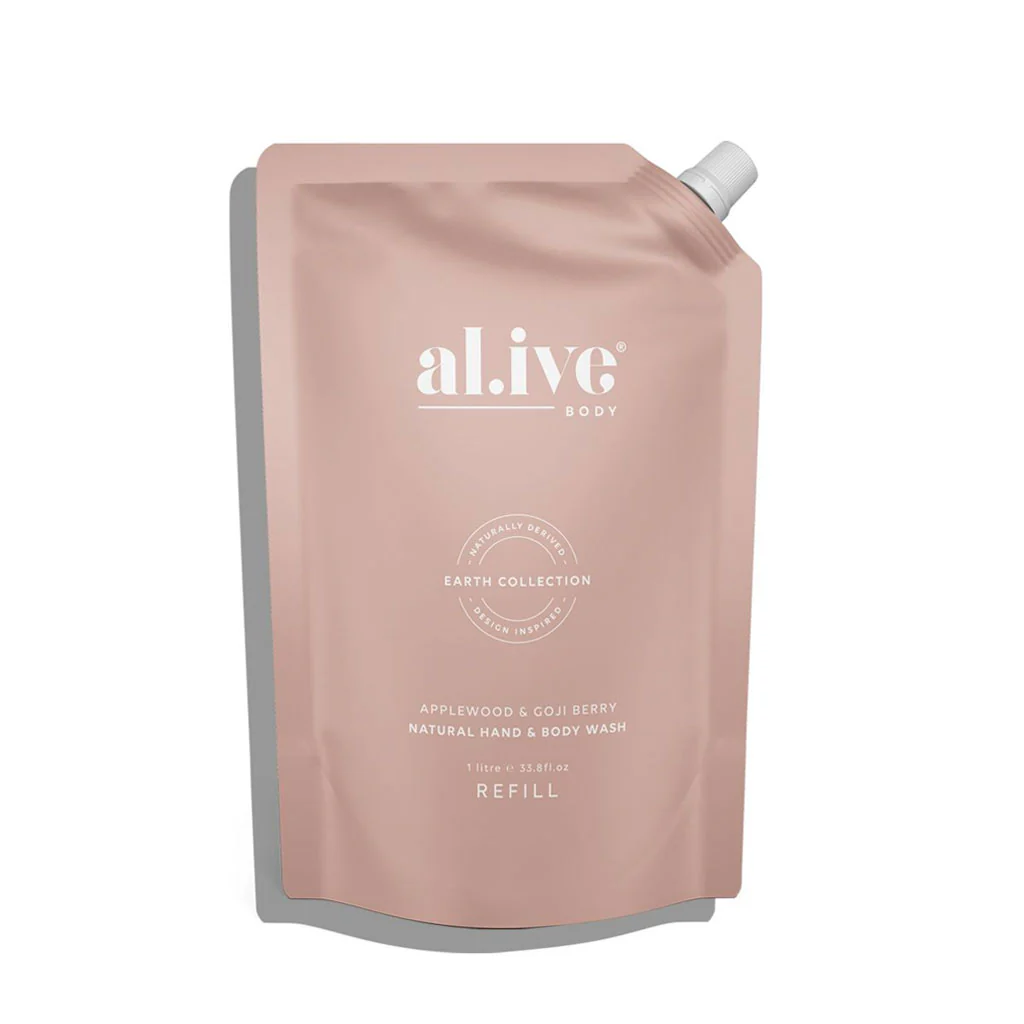 1 Ltr Wash Refill - Applewood & Goji Berry