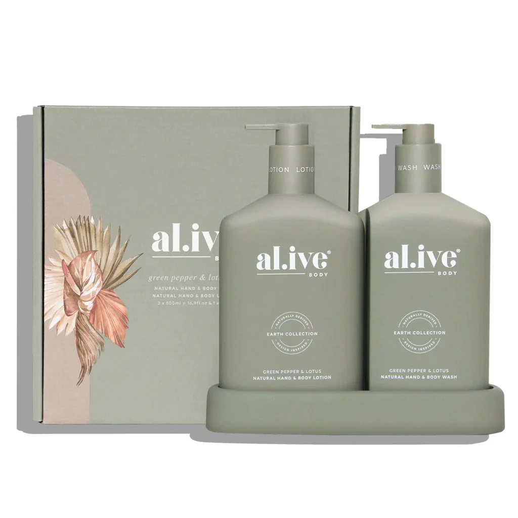 Green Pepper & Lotus - Hand & Body Wash/Lotion Duo