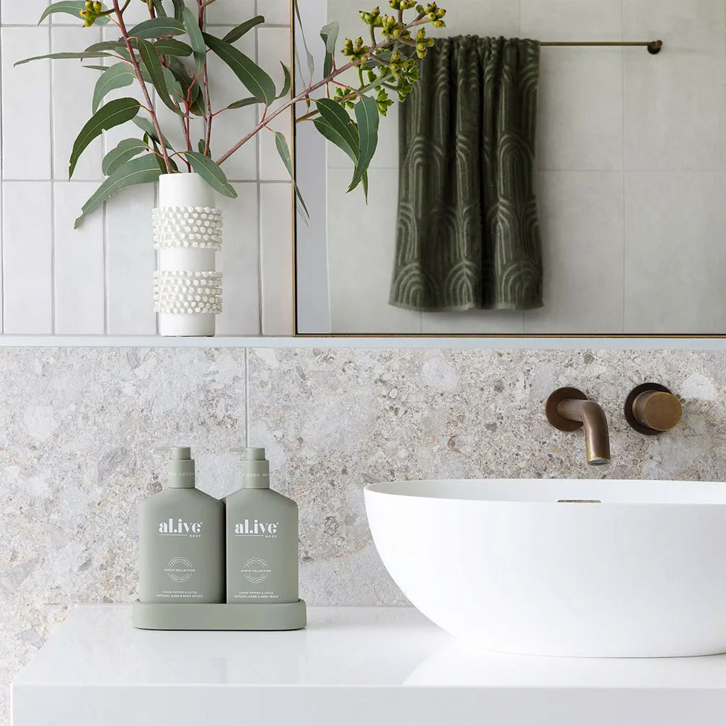 Green Pepper & Lotus - Hand & Body Wash/Lotion Duo - Image 3