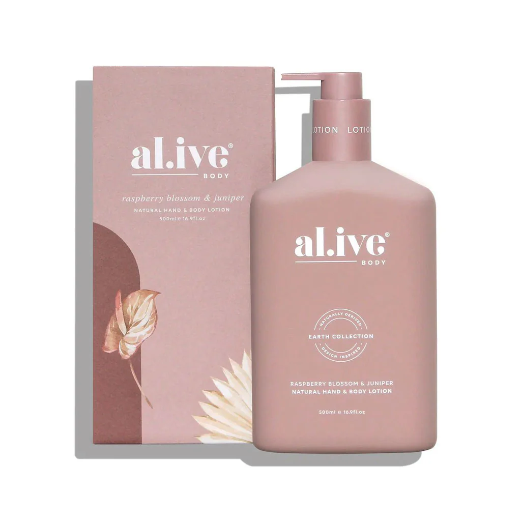 Raspberry Blossom & Juniper - Hand & Body Lotion - Image 2
