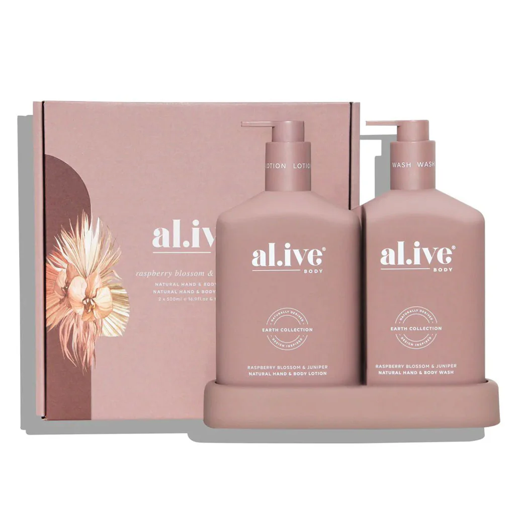 Raspberry Blossom & Juniper - Hand & Body Wash/Lotion Duo