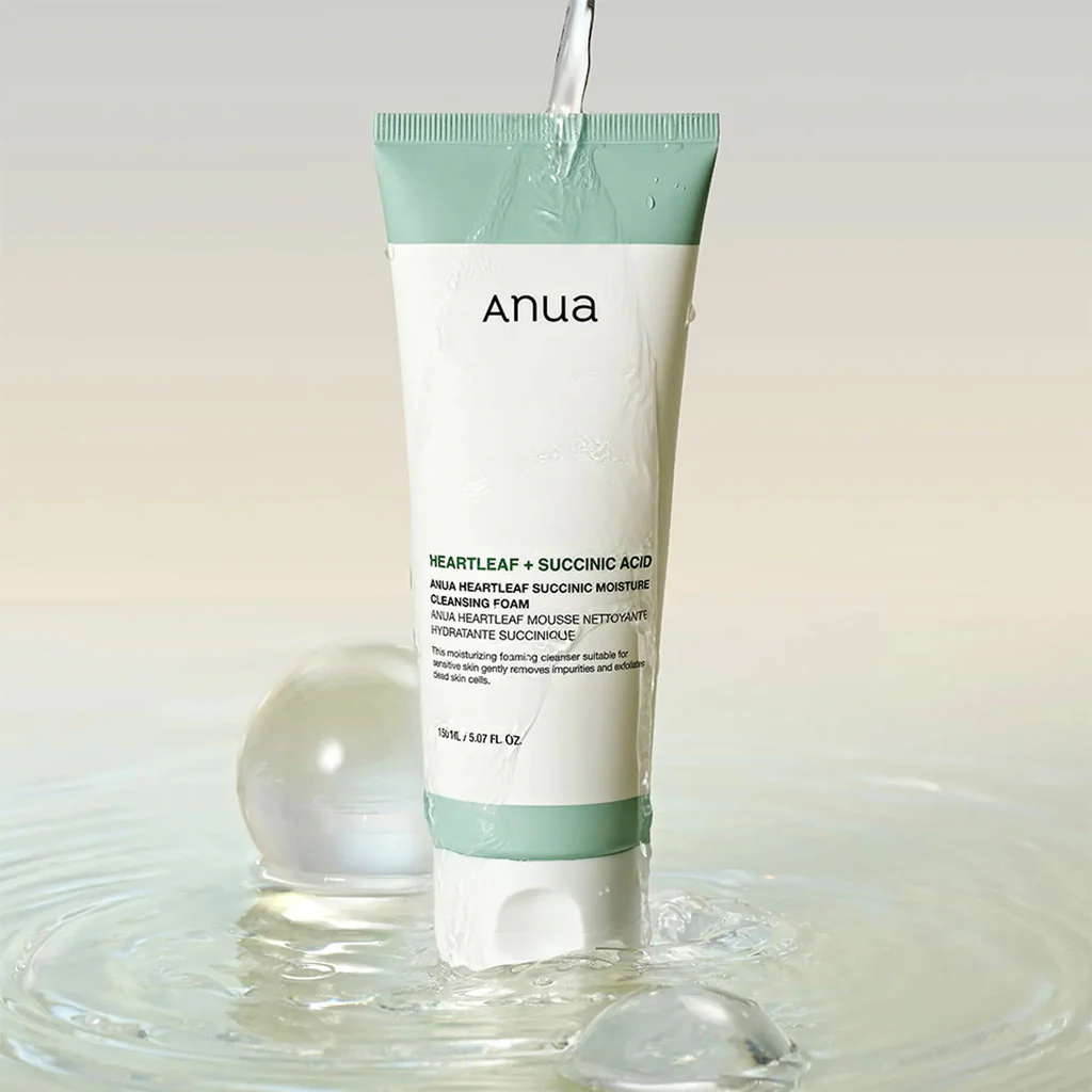Heartleaf Succinic Moisture Cleansing Foam (150ml) - Image 2