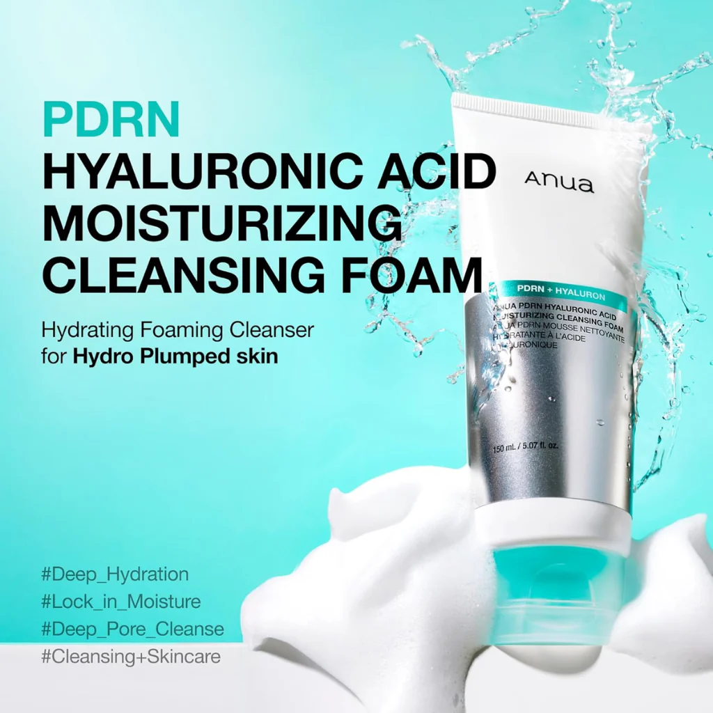 PDRN Hyaluronic Acid Moisturizing Cleansing Foam (150ml) - Image 2