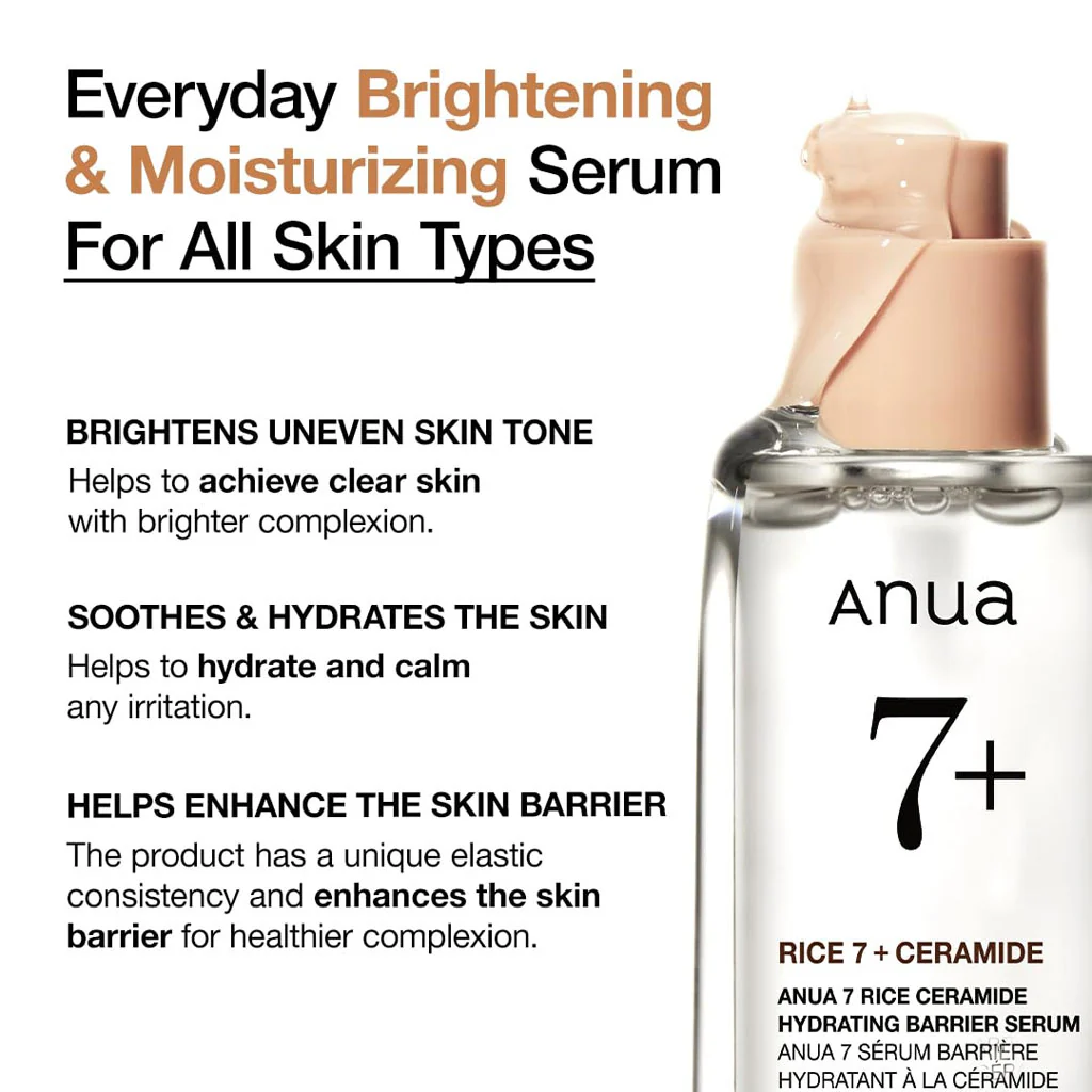 7 Rice Ceramide Hydrating Barrier Serum (50ml) - Image 2
