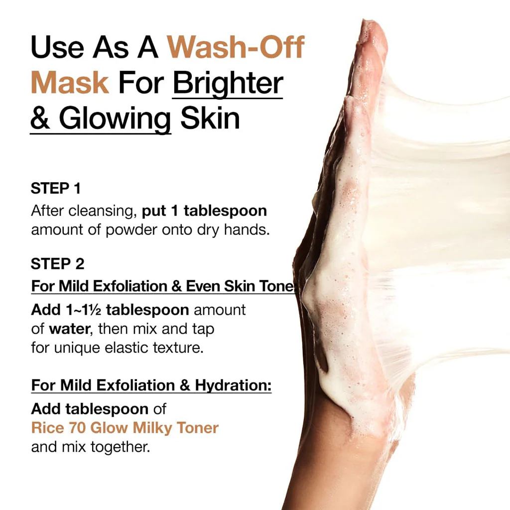 Rice Enzyme Brightening Cleansing Powder - Image 2