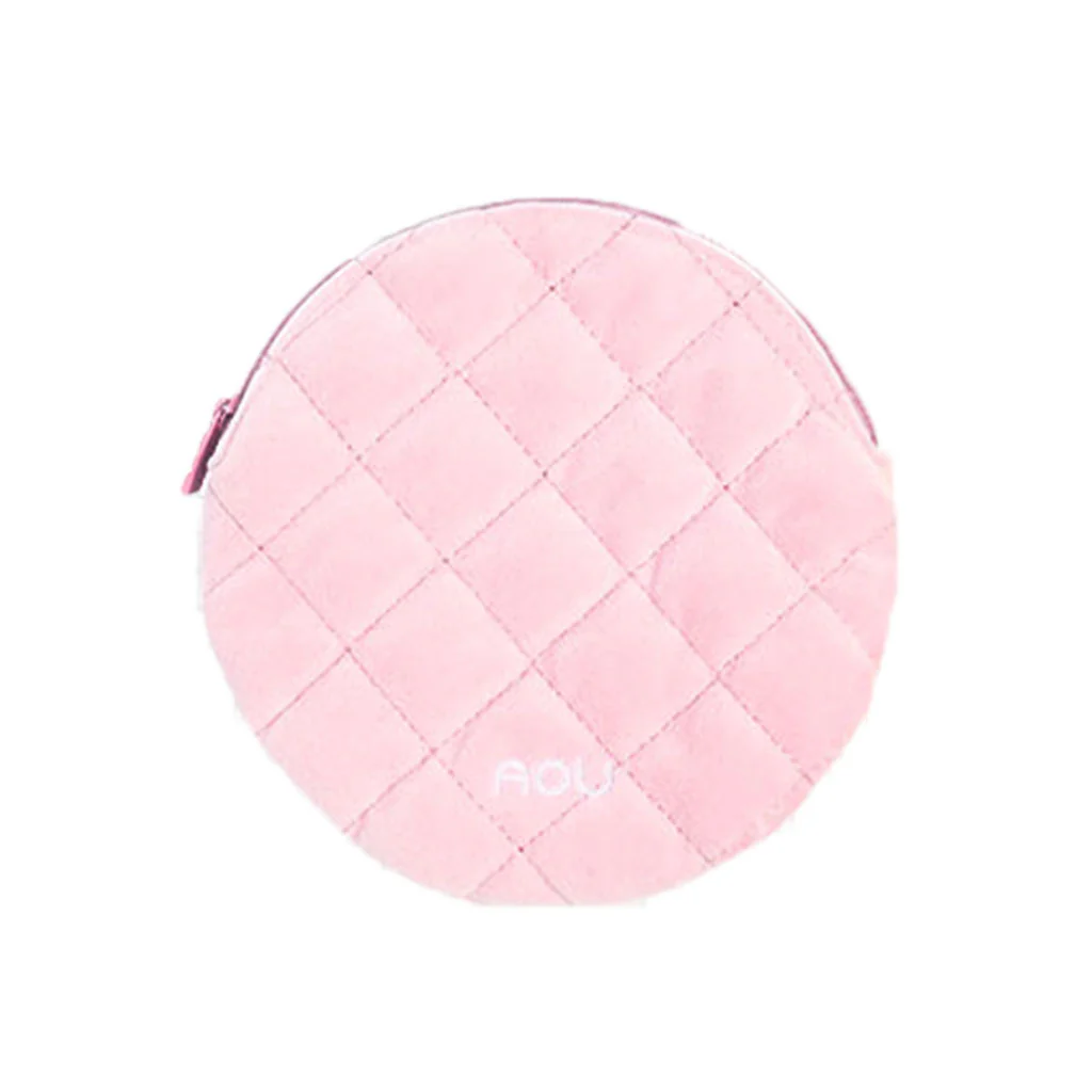 Quilted Velvet Pouch