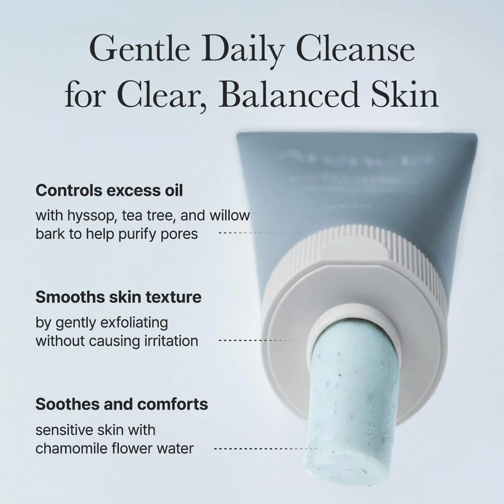 Hyssop Sebum Control Rice Cake Cleanser (150g) - Image 3