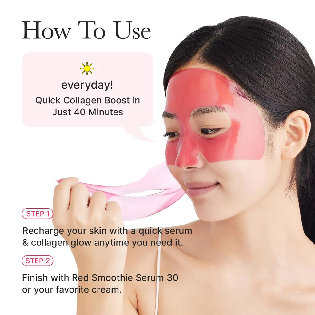 Red Collagen Jello Mask (1pc) - Image 3