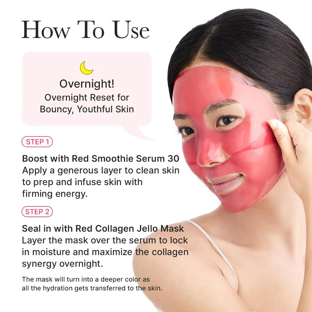 Red Collagen Jello Mask (1pc) - Image 4