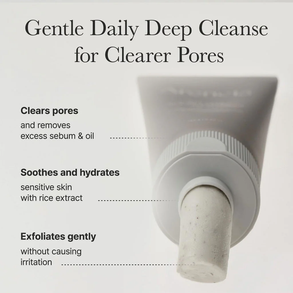 Rice + LHA Pore Control Rice Cake Cleanser (150g) - Image 3
