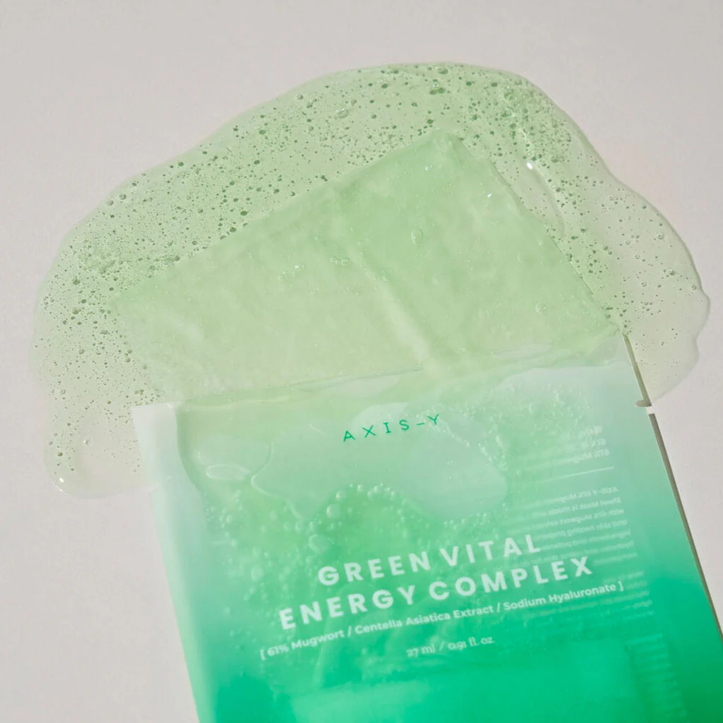 Mugwort Green Vital Energy Complex Sheet Mask - Image 2