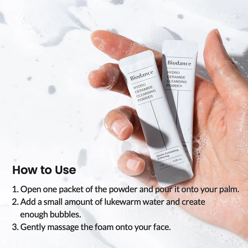 Hydro Ceramide Cleansing Powder (30ea) - Image 3