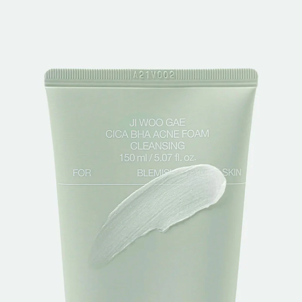 Ji Woo Gae Cica BHA Acne Foam Cleansing - Image 2