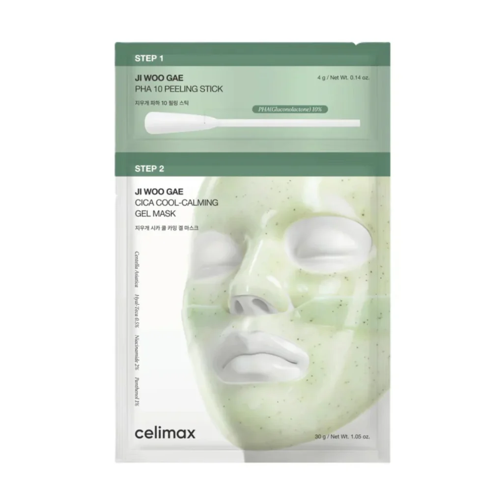 Ji Woo Gae Cica PHA Peel 2-Step Gel Mask