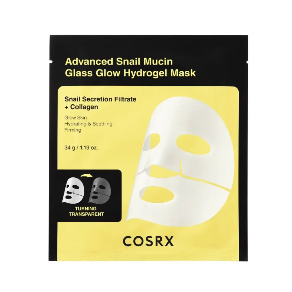 Advanced Snail Mucin Glass Glow Hydrogel Mask