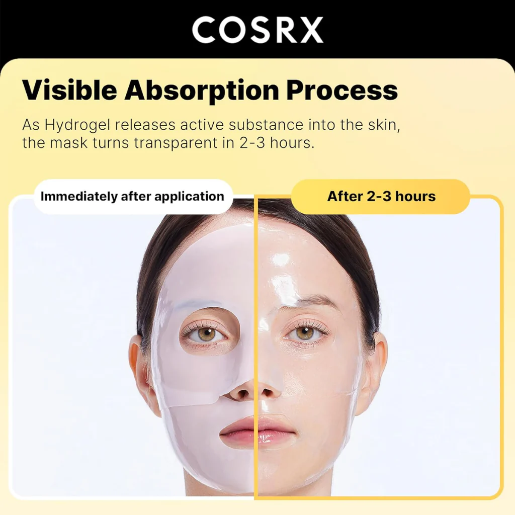 Advanced Snail Mucin Glass Glow Hydrogel Mask - Image 3