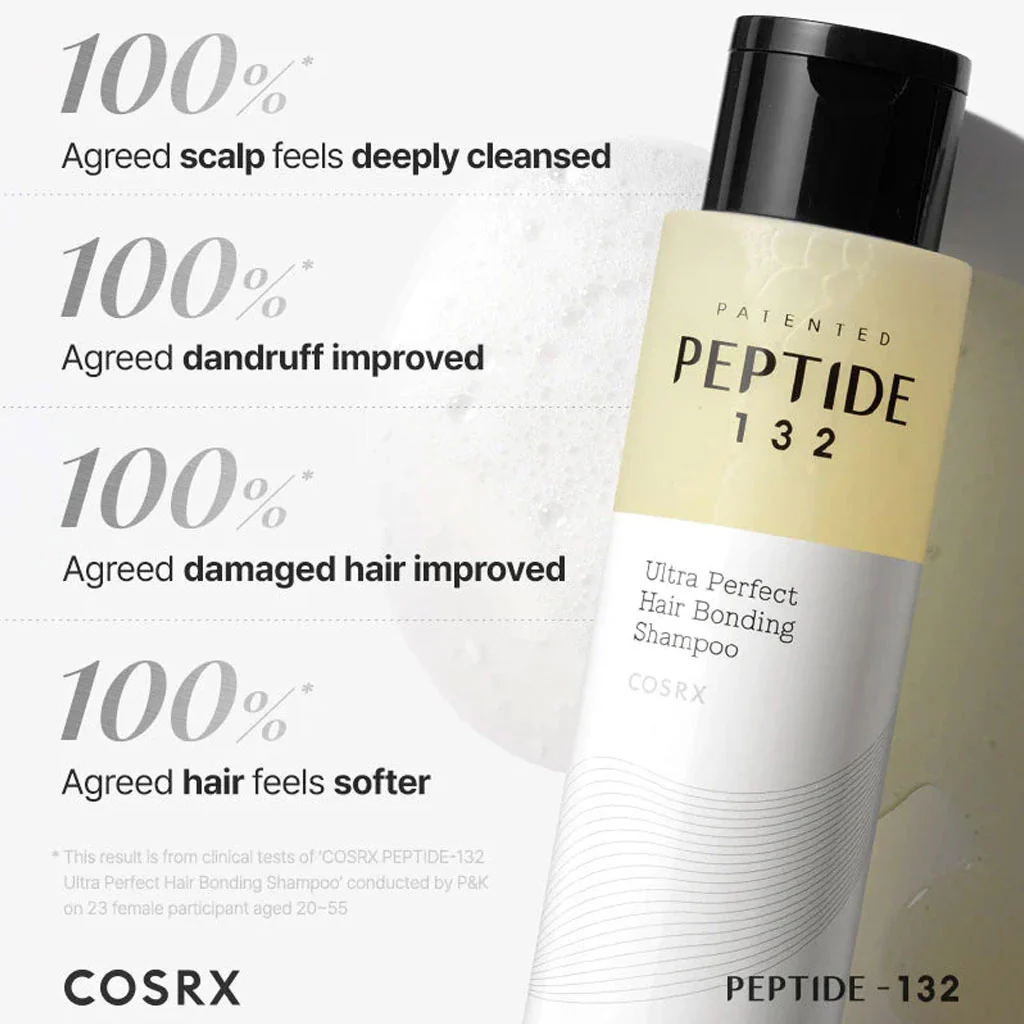 PEPTIDE-132 Ultra Perfect Hair Bonding Shampoo (200ml) - Image 3