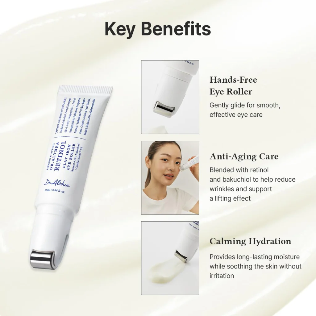 Retinol Flat Iron Eye Roller (25ml) - Image 2