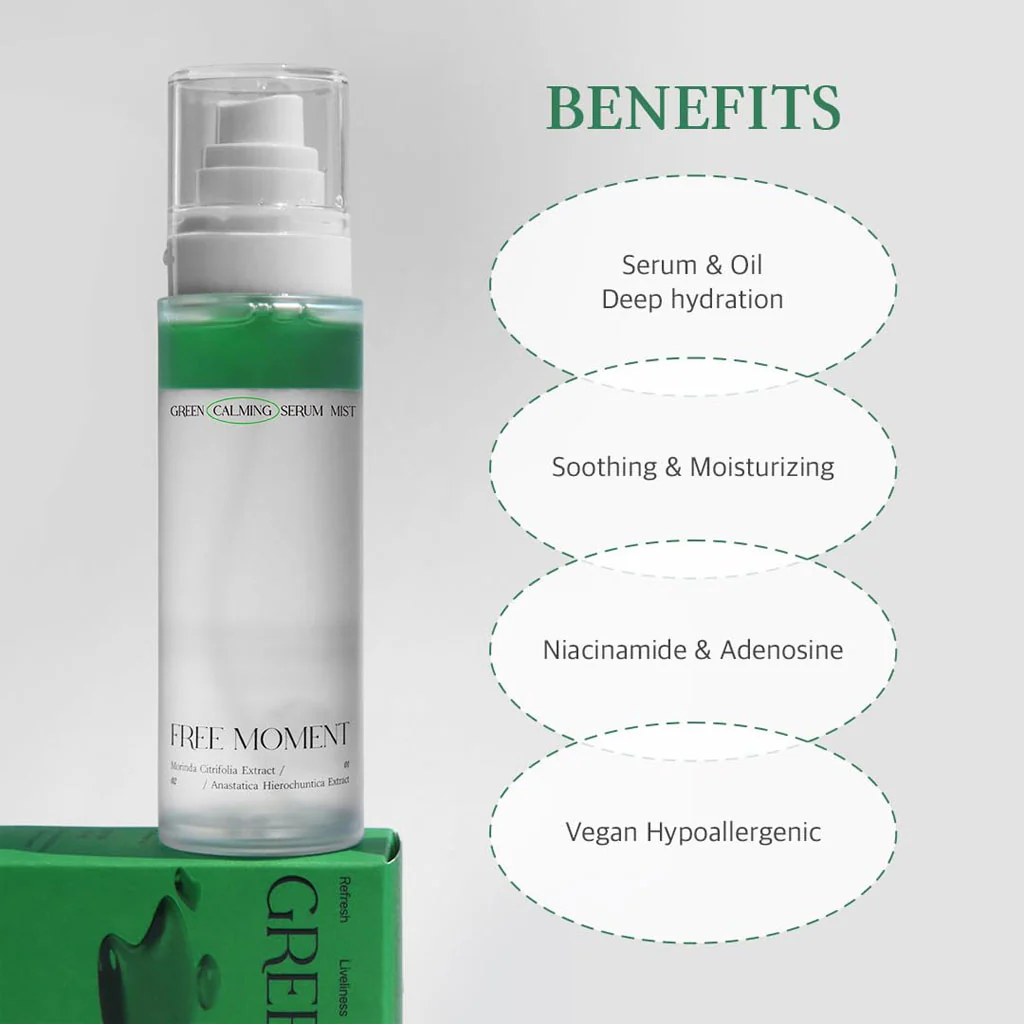 Green Calming Serum Mist (100ml) - Image 2