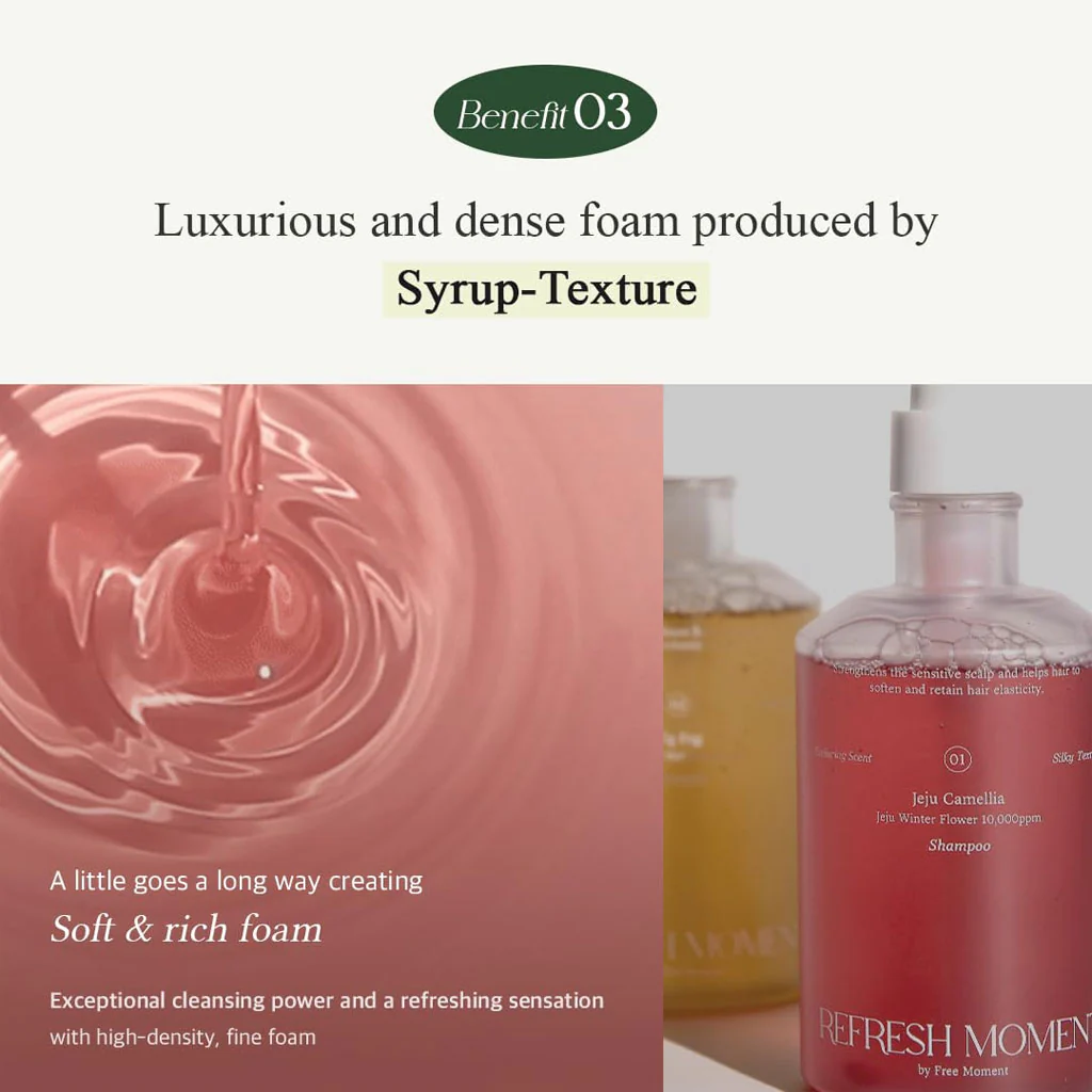 Refresh Moment Perfume Shampoo (500ml) - Image 5