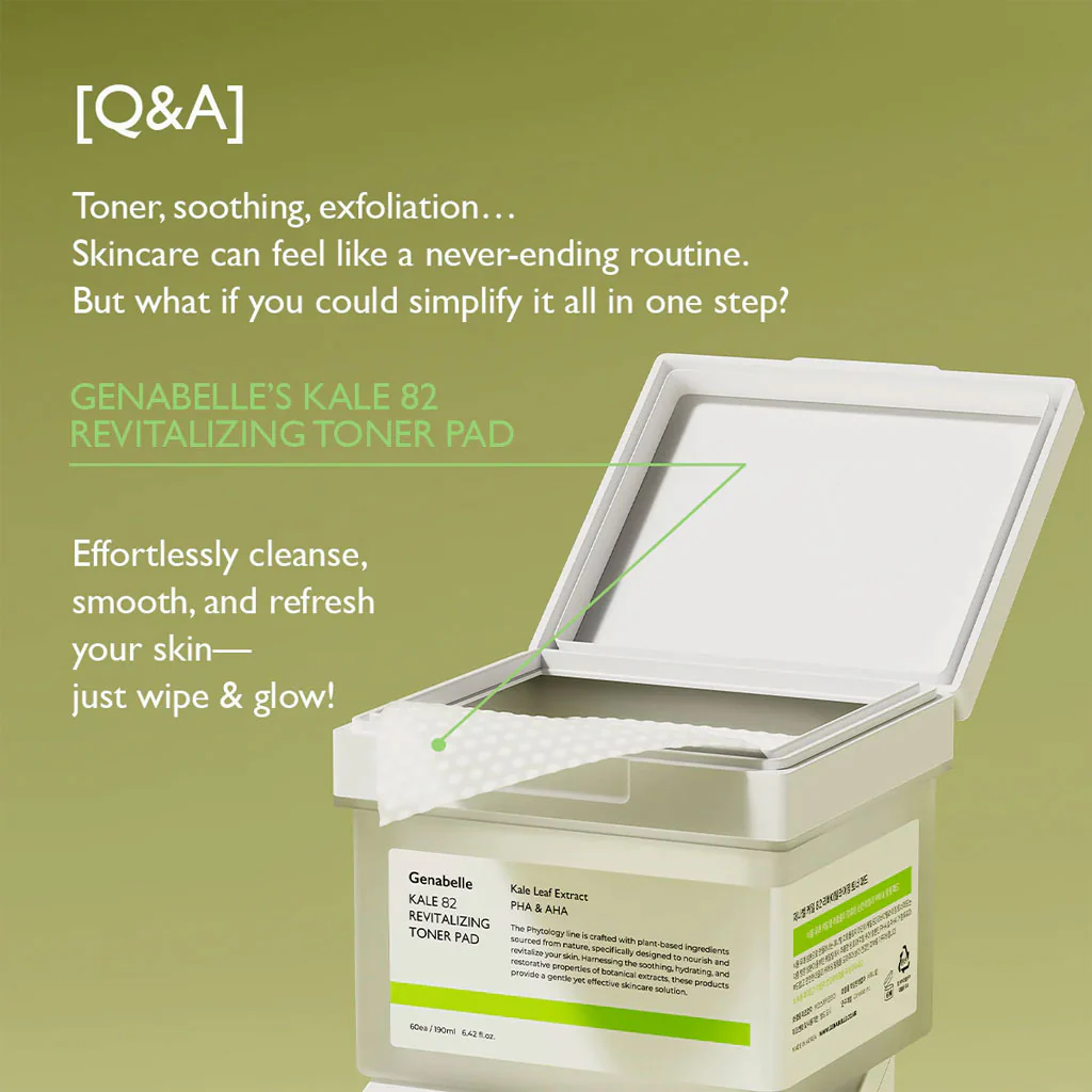 Kale 82 Revitalizing Toner Pad (60pc) - Image 2