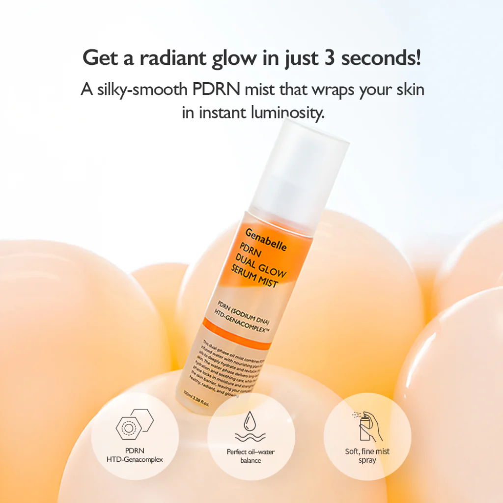 PDRN Dual Glow Serum Mist (100ml) - Image 2