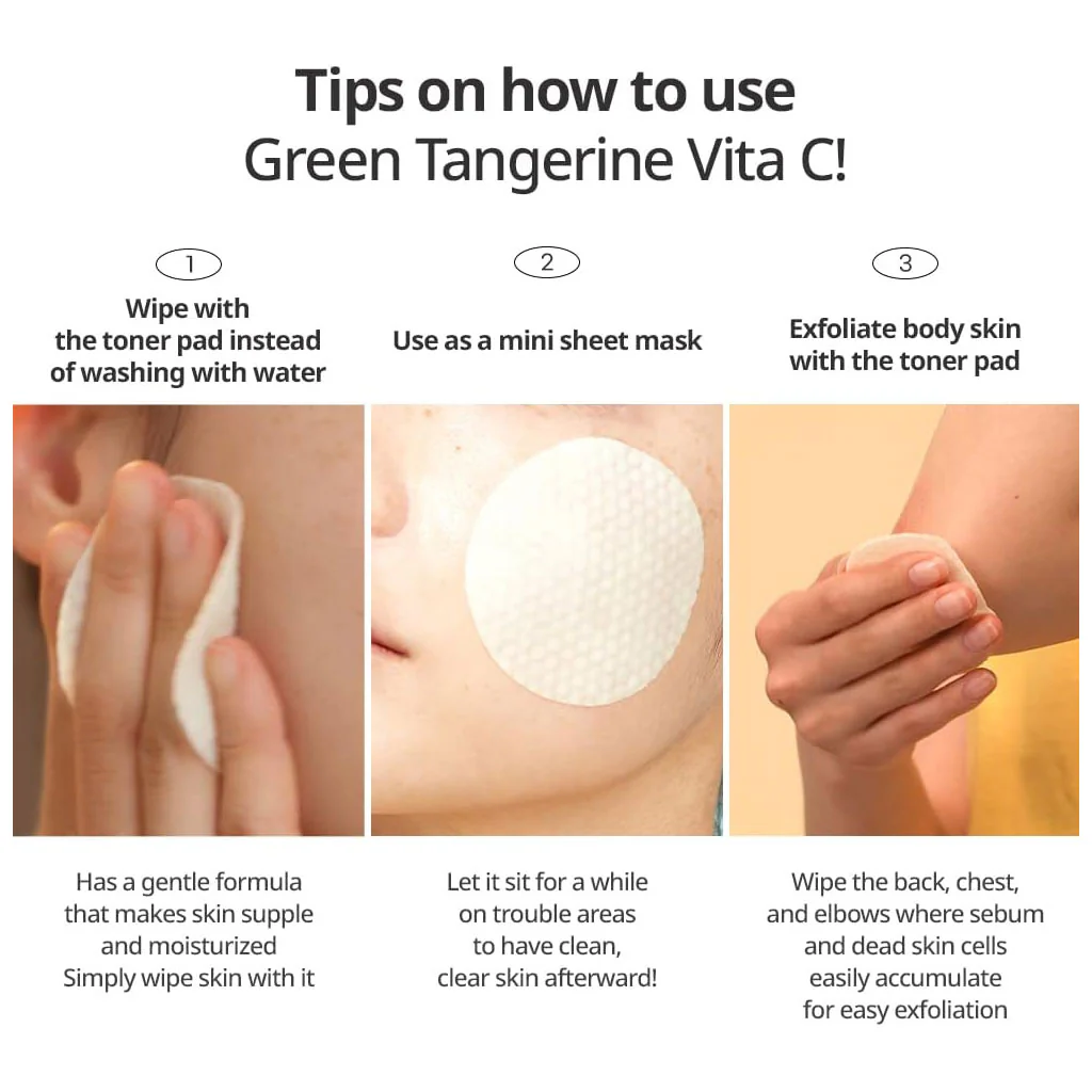 Green Tangerine Vita C Dark Spot Care Pad - Image 3