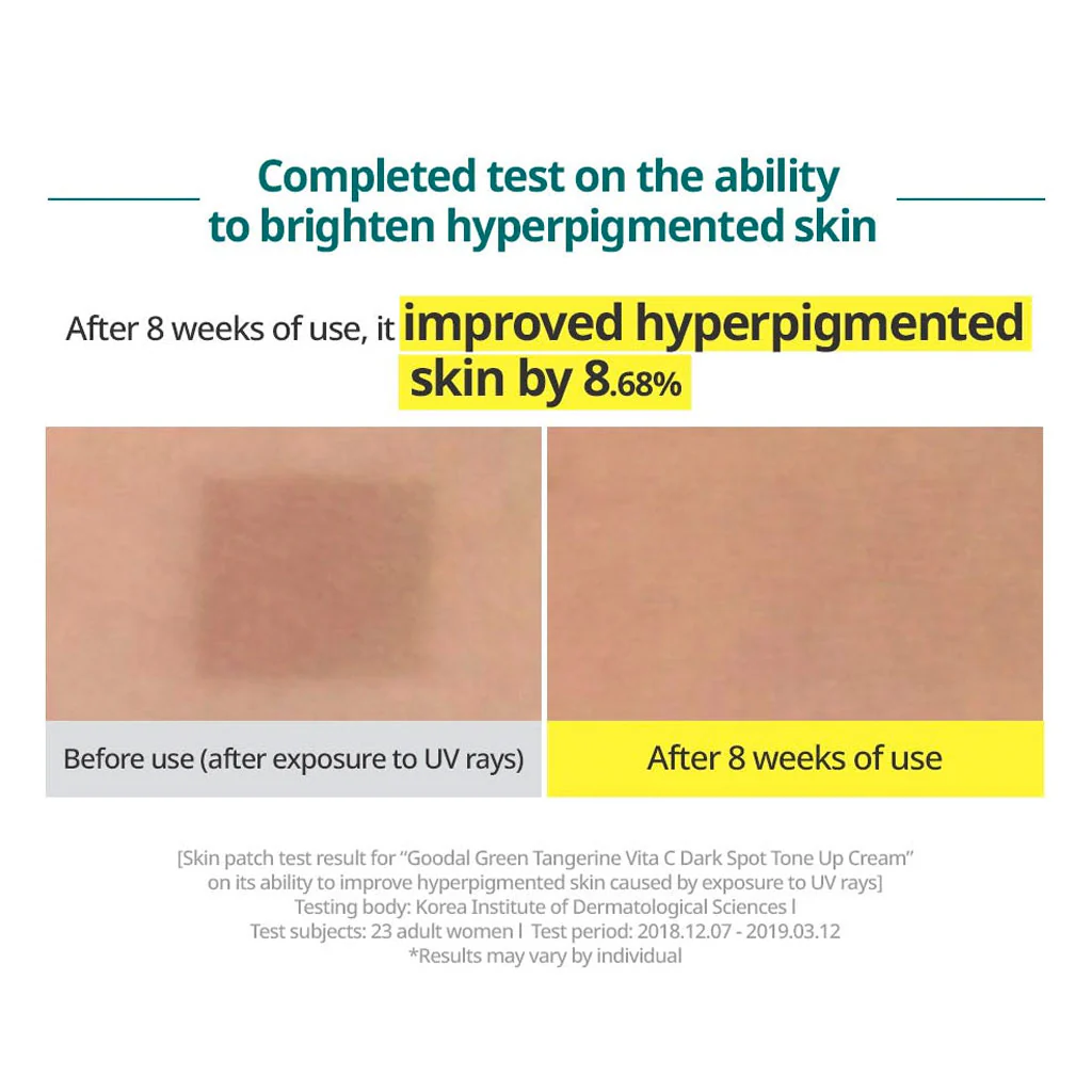 Green Tangerine Vita-C Dark Spot Care Tone Up Cream - Image 3