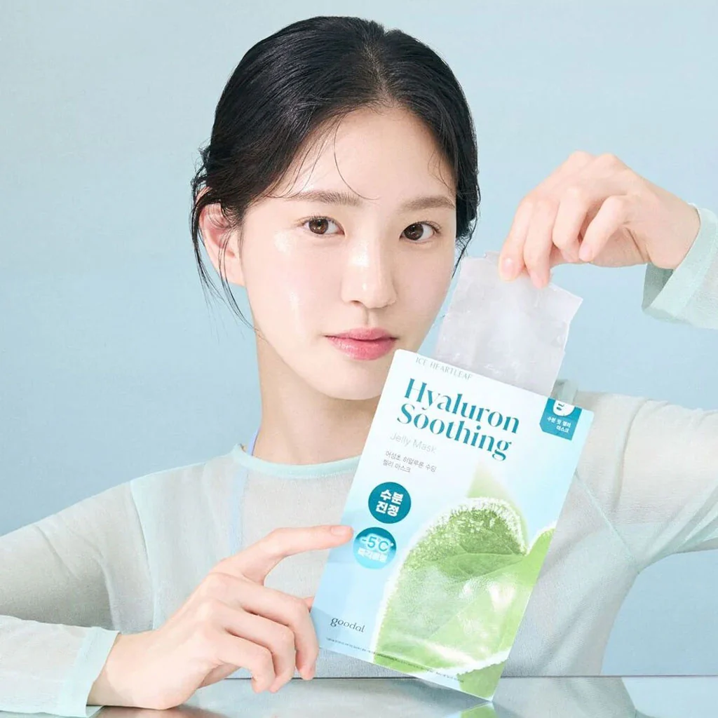Houttuynia Cordata Hyaluron Soothing Jelly Mask (1pc) - Image 2