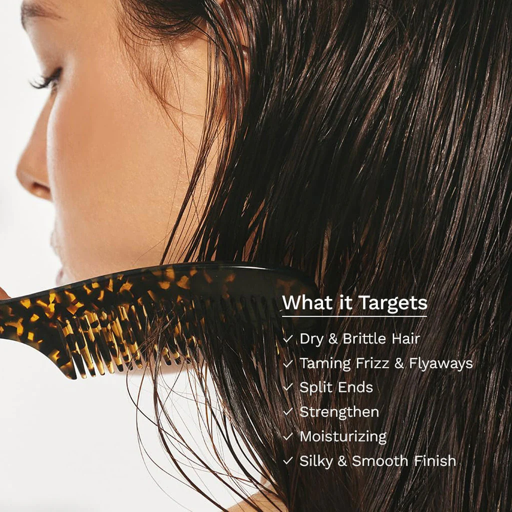 Black Bamboo Frizz-Free Hair Oil (80ml) - Image 2