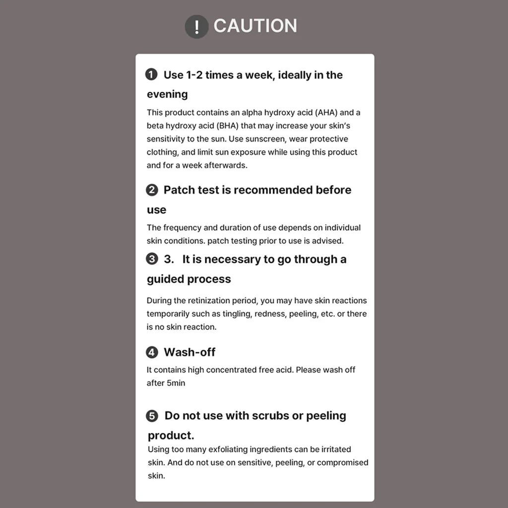 RX AHA BHA Peeling Serum (35ml) - Image 3