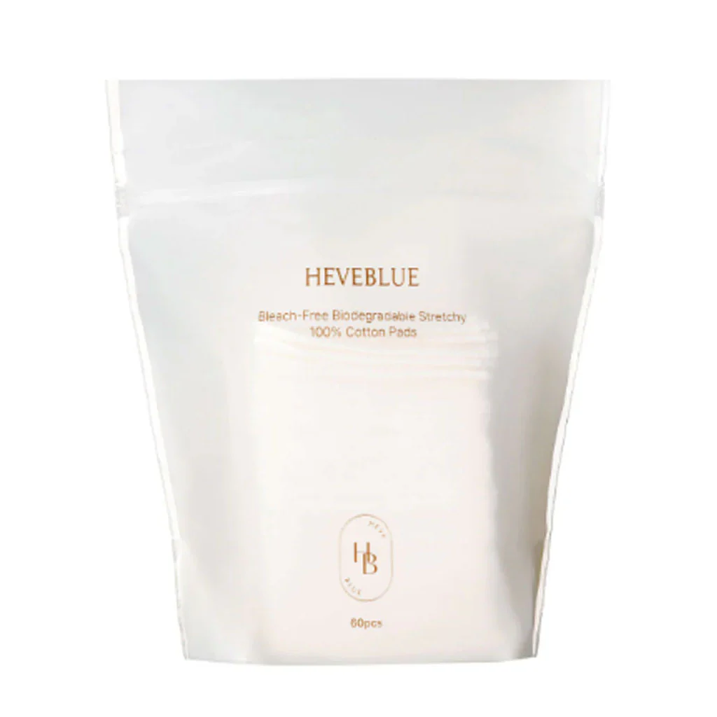Bleach-free Biodegradable Stretchy 100% Cotton Pads