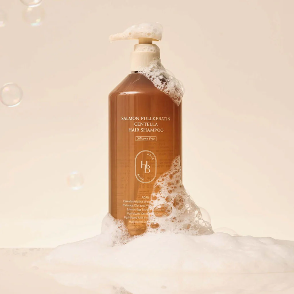 Salmon Pullkeratin Centella Hair Shampoo (500ml) - Image 2