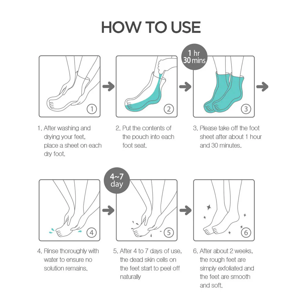 Baby Silky One Shot Foot Peel Mask - Image 2