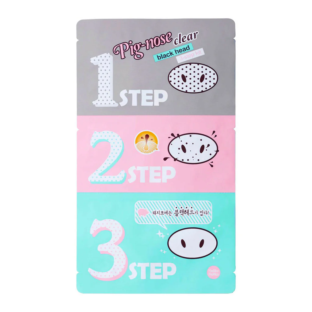 Pig Nose Clear Black Head 3 Step Kit