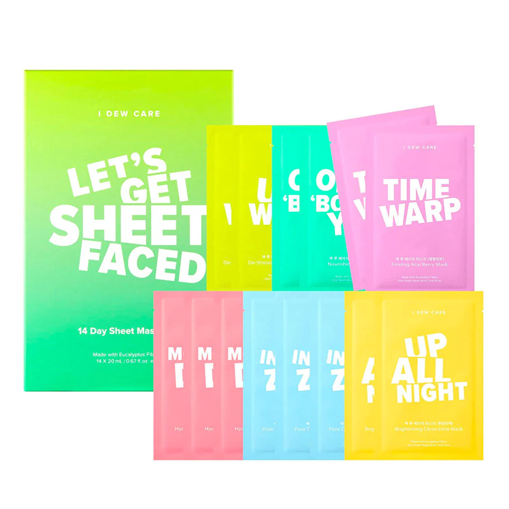Let's Get Sheet Faced 14 Days Sheet Mask Set
