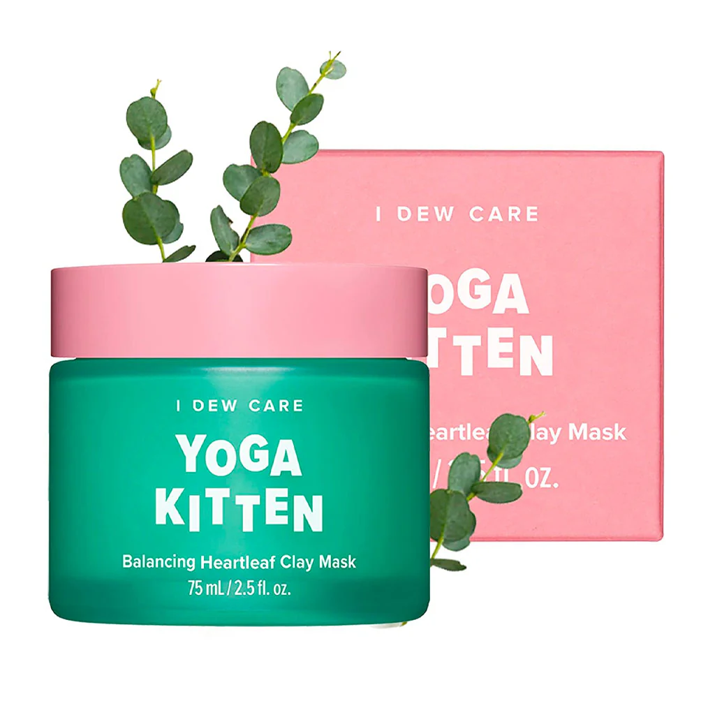 Yoga Kitten Balancing Heartleaf Clay Mask