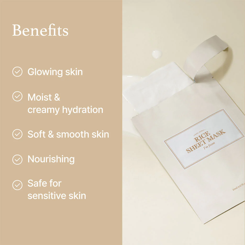 Rice Sheet Mask - Image 4