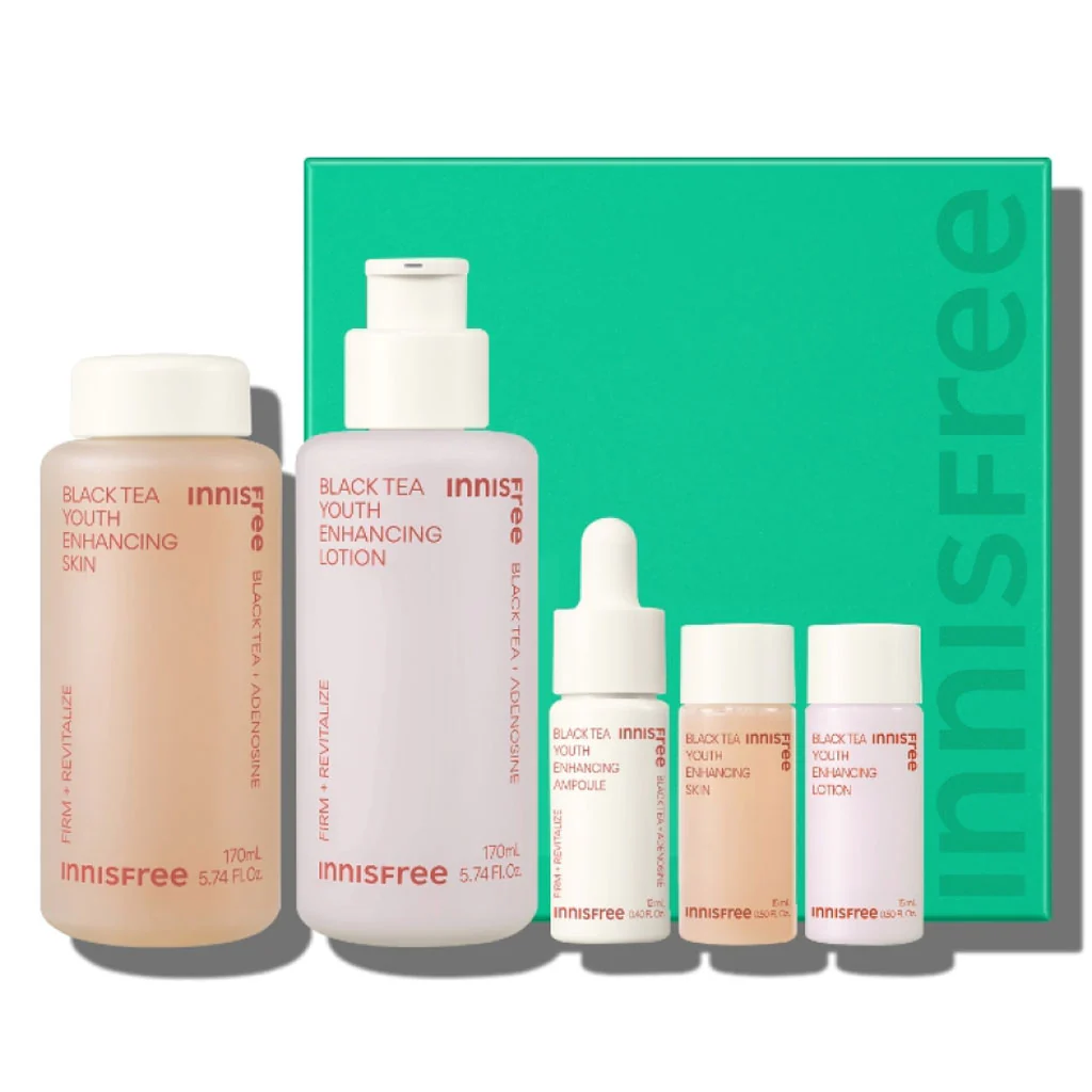 Black Tea Youth Enhancing Ampoule Skincare Set