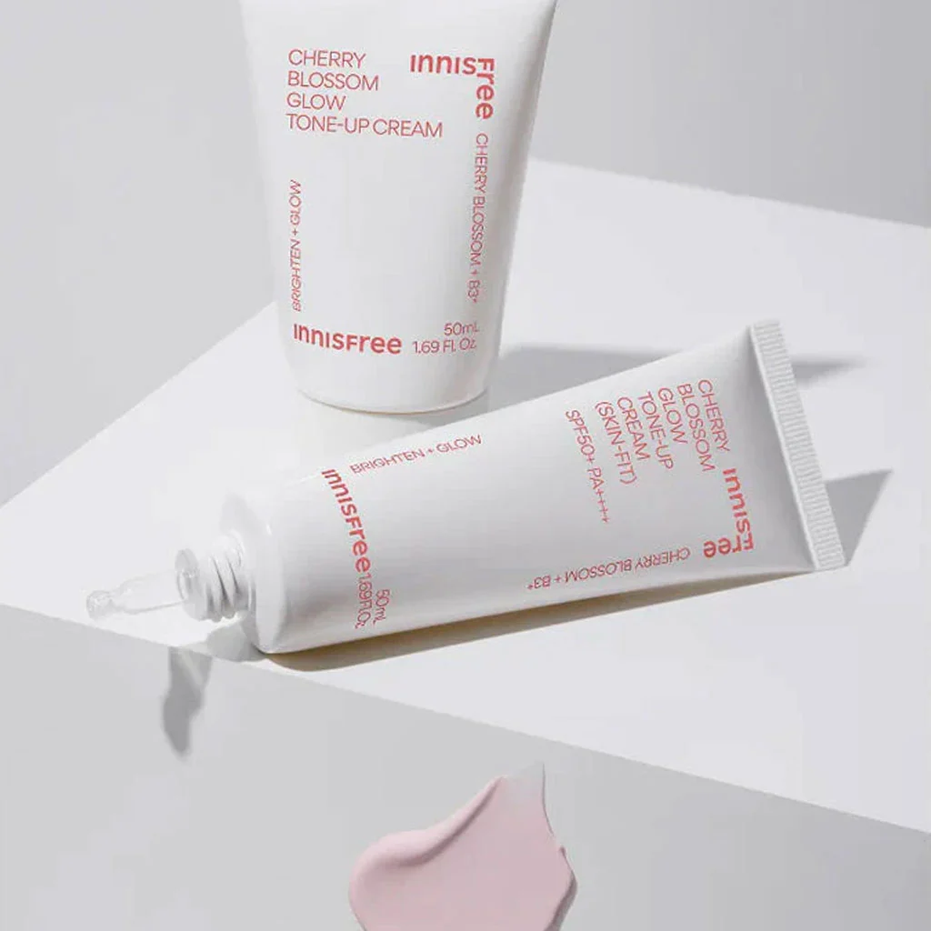Cherry Blossom Glow Tone-up Cream (50ml) - Image 2