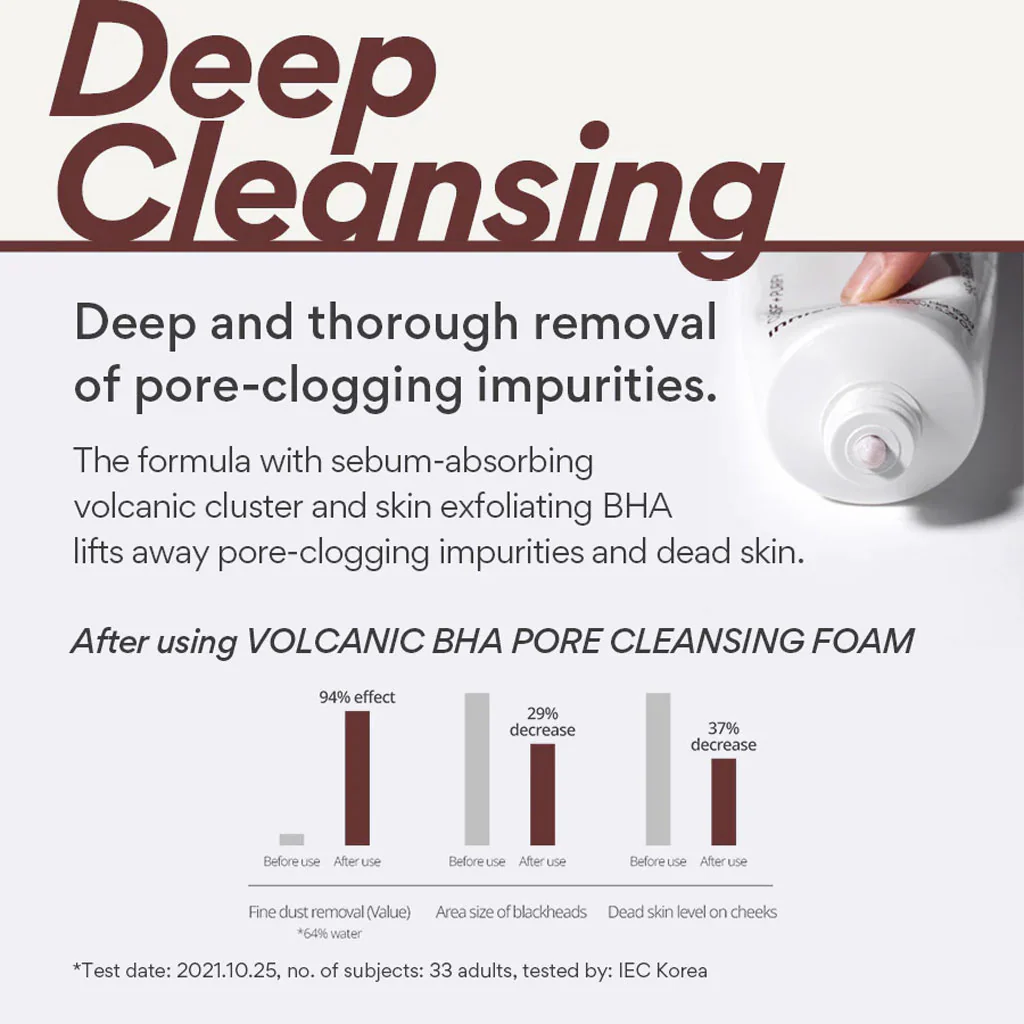 Volcanic BHA Pore Cleansing Foam - Image 3