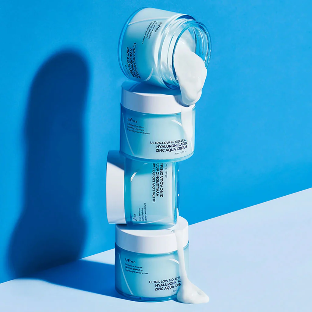 Ultra-Low Molecular Hyaluronic Acid Zinc Aqua Cream (80ml) - Image 2