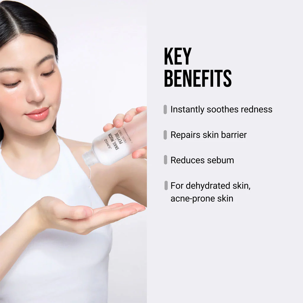 Snail Mucin + Peptide Facial Toner (205ml) - Image 2