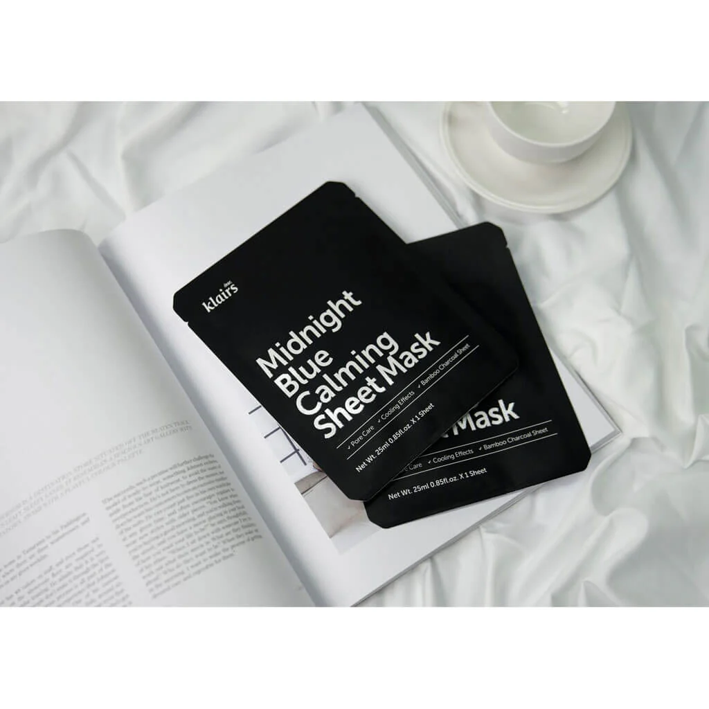 Midnight Blue Calming Sheet Mask - Image 4