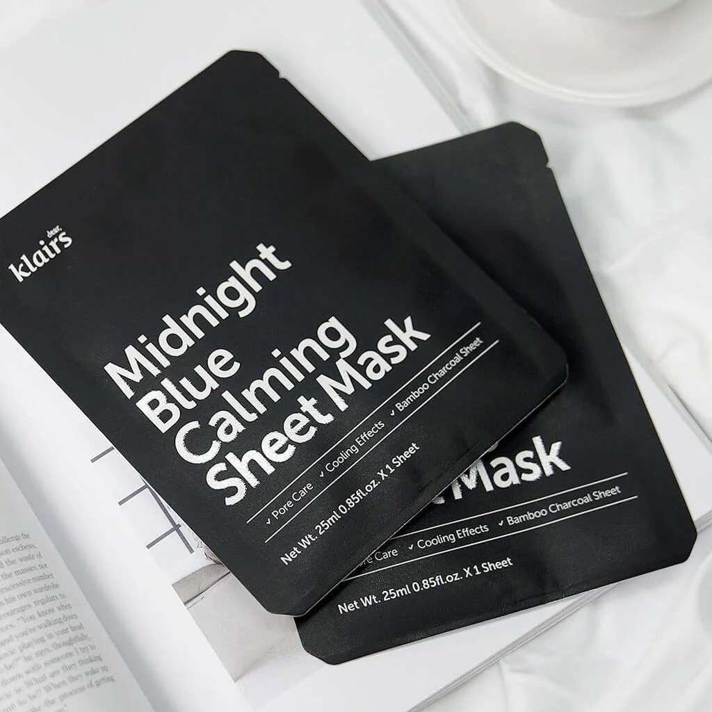 Midnight Blue Calming Sheet Mask - Image 6