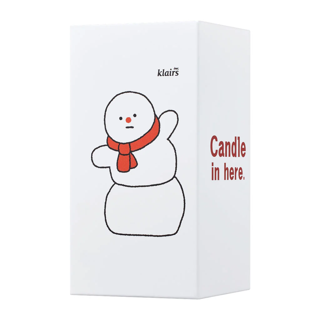 Snowman Candle