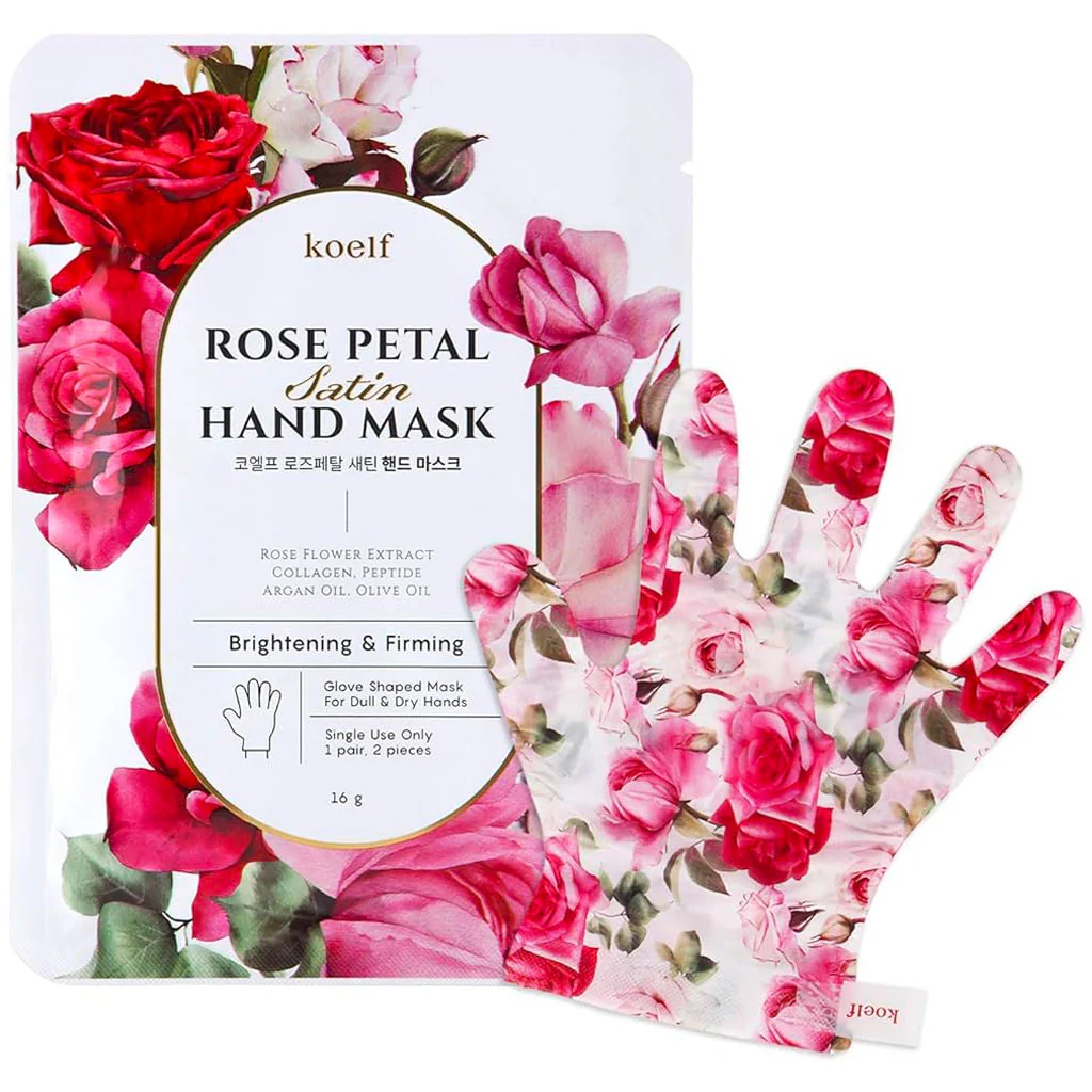 Rose Petal Satin Hand Mask