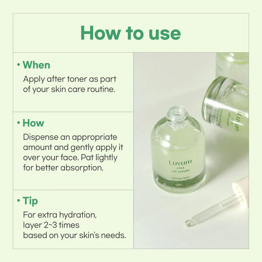 Calming Repair Cica Oil Serum (30ml) - Image 3