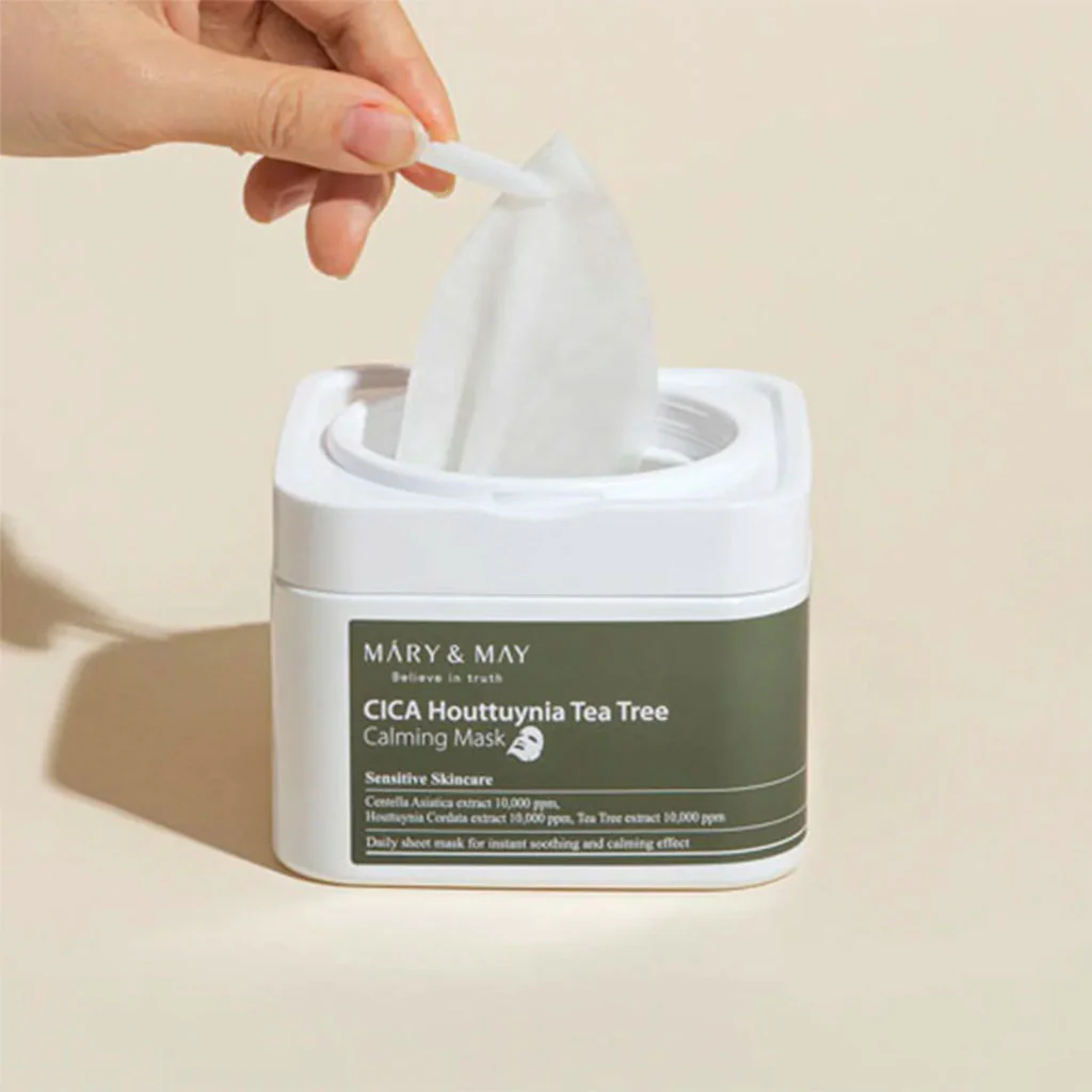 CICA Houttuynia Tea Tree Calming Mask (30pcs) - Image 2